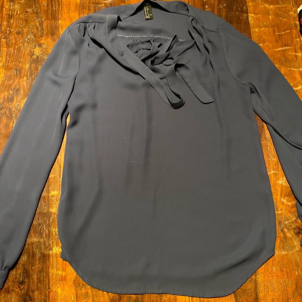 Navy blue Forever 21 blouse